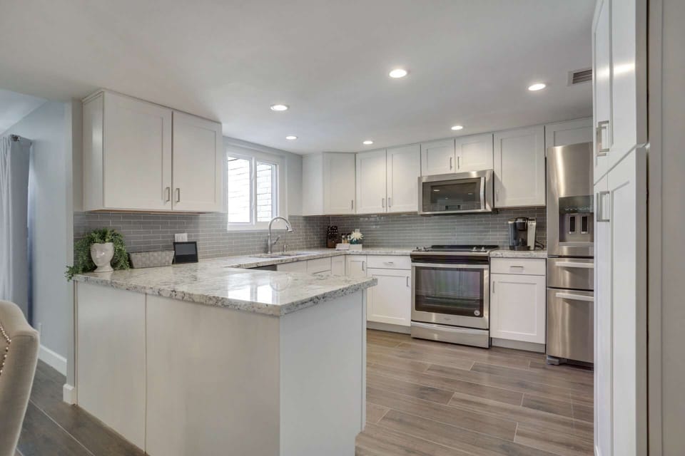 No need to always go out! Stay in and cook your meals right here in the kitchen