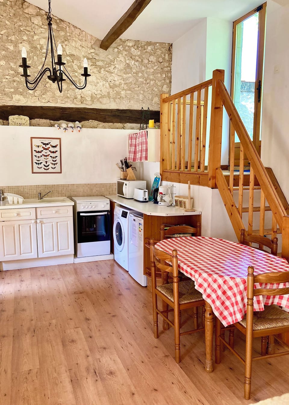 Open plan kitchen diner 