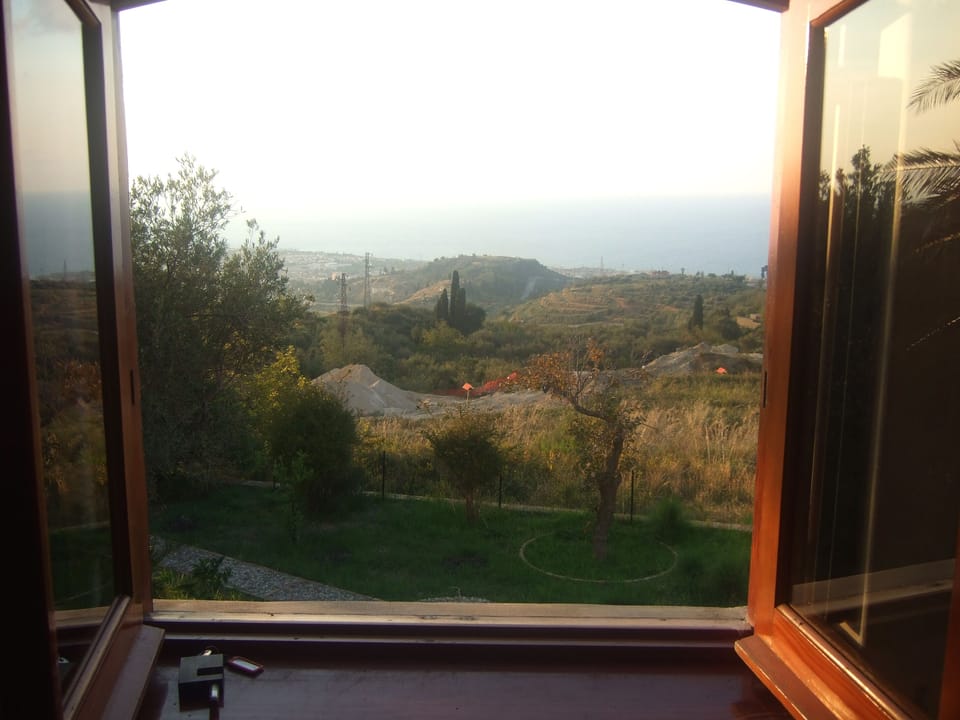 Waking up to a beautiful view