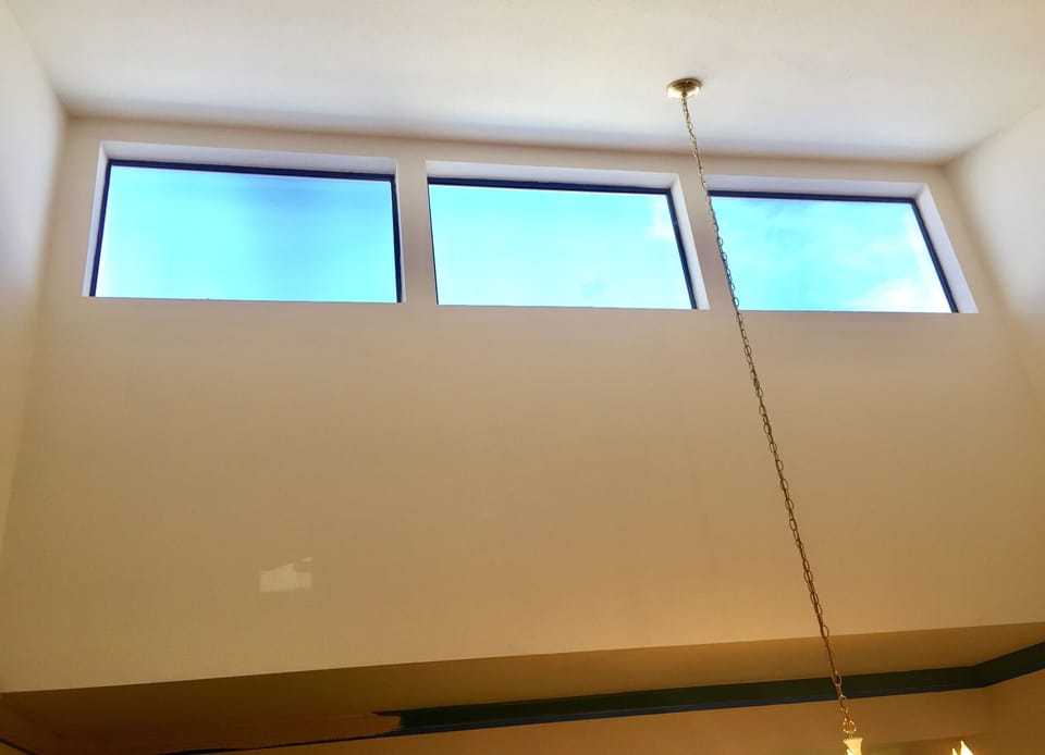 Skylights make my upper unit sunny and bright. Let the sunshine in!