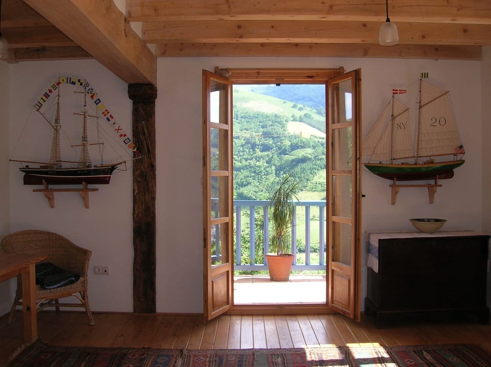 View out of the big bedroom