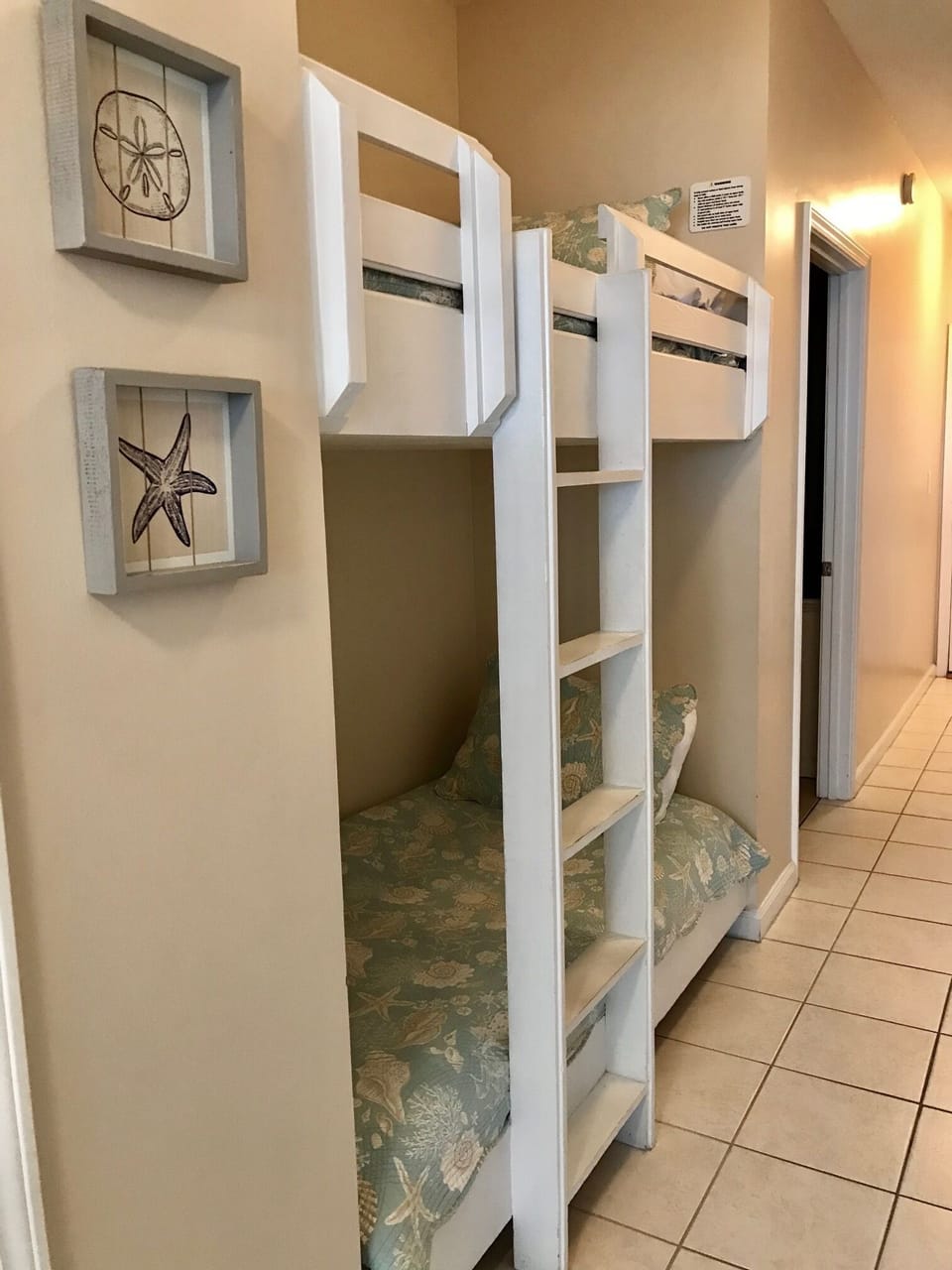 Hall bunks are perfect for the kiddos!