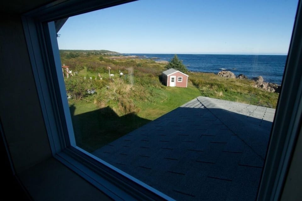 view from the office chair