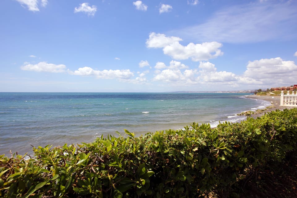 Coastline in front of the resort