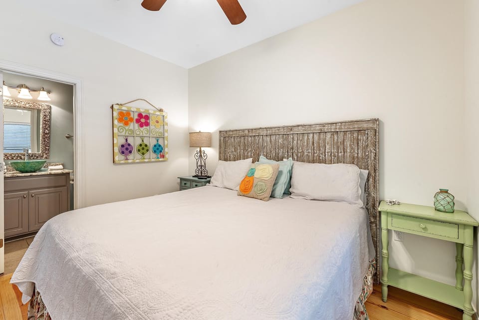 1st floor bedroom with king