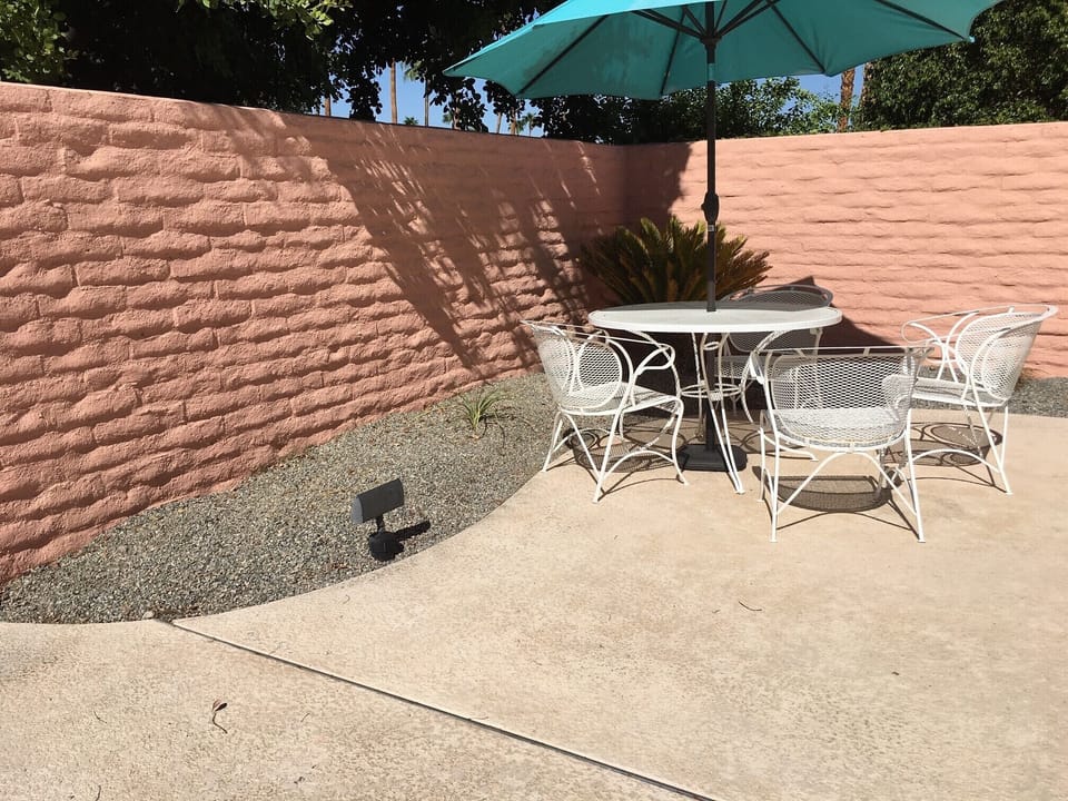 Courtyard patio