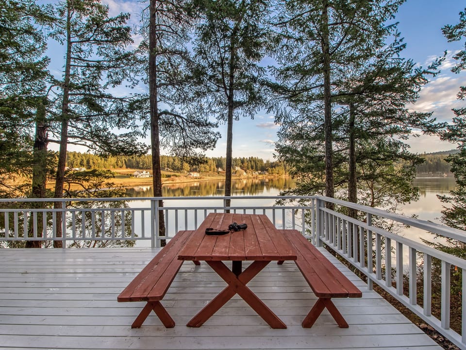 Enjoy Summer evenings around the picnic table!