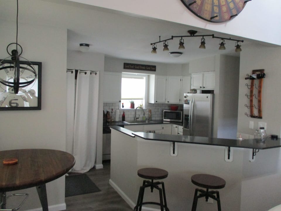 Dining Table & Kitchen.