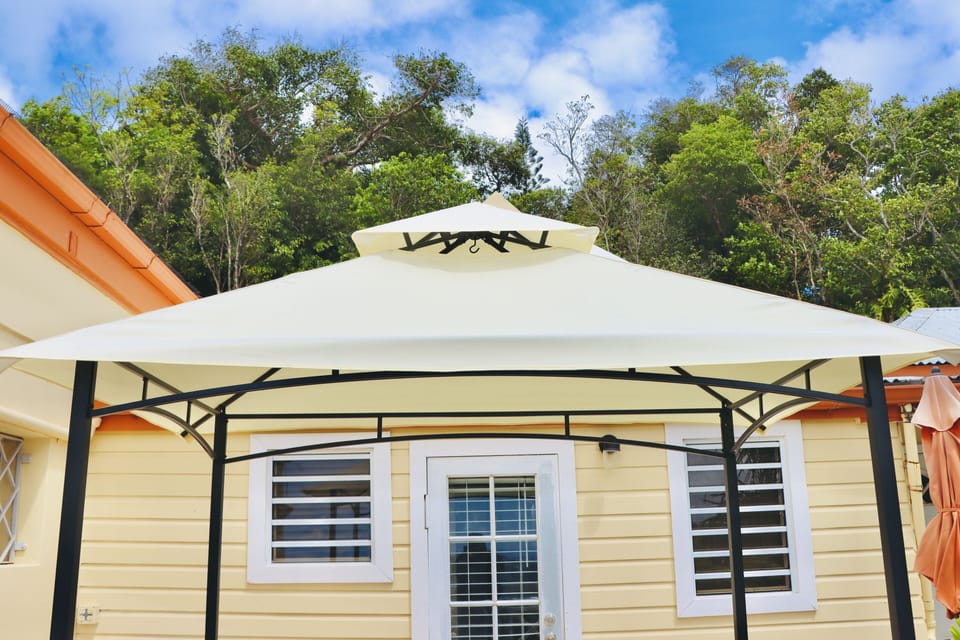 Enjoy the View while sitting under your Gazebo.