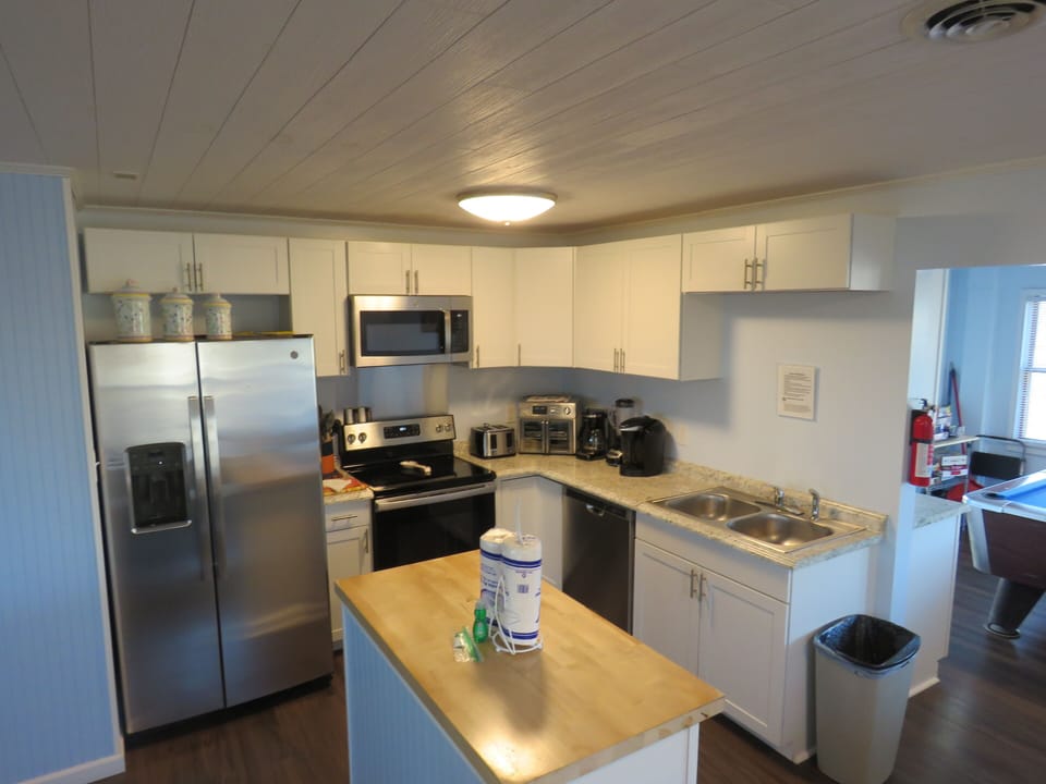 Fully stocked kitchen 