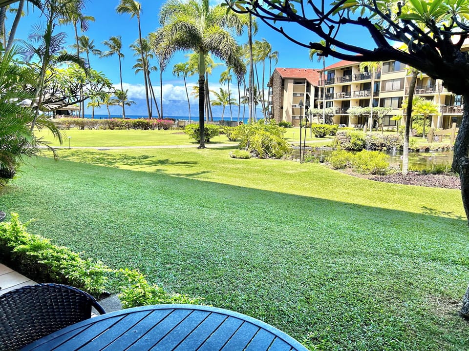 View of Ocean from Patio Table