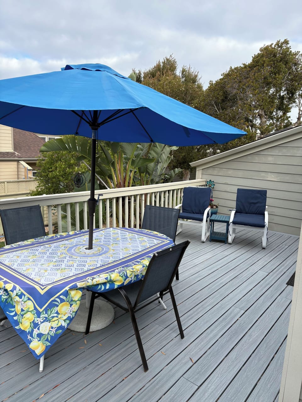 Sunny deck