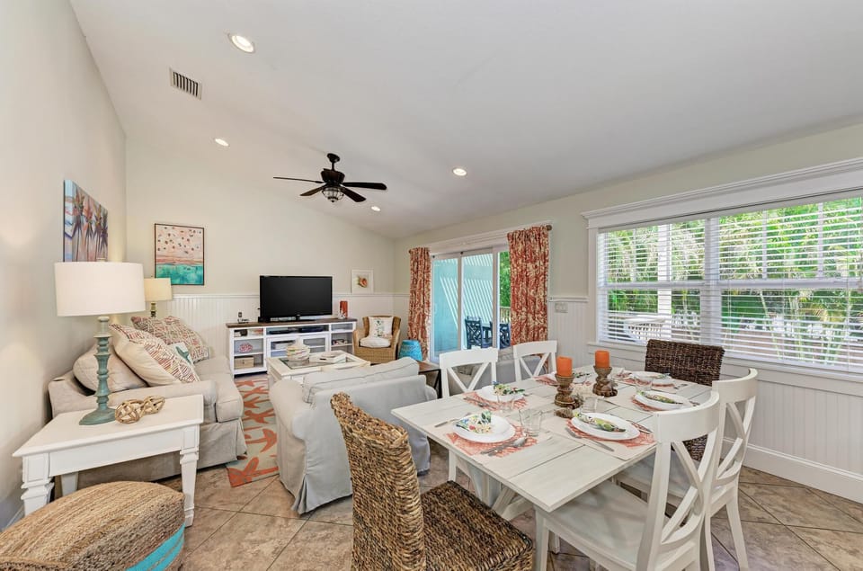 Dining and living room
