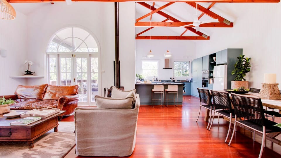 Open plan living area