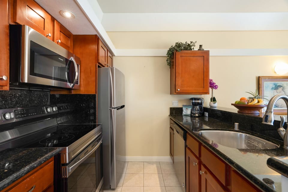 View of kitchen.
