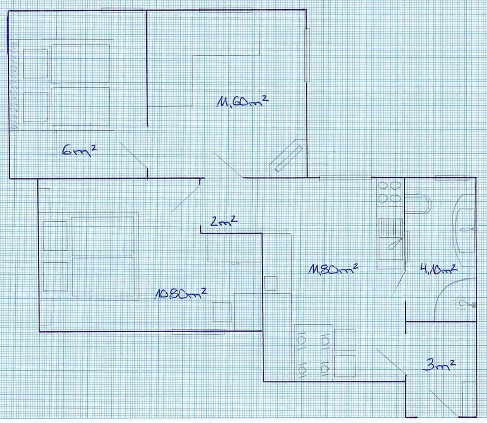 Apartment Untersberg 52 sqm, 2 bedrooms, extra kitchen, balcony Apartment in Berchtesgadener Land