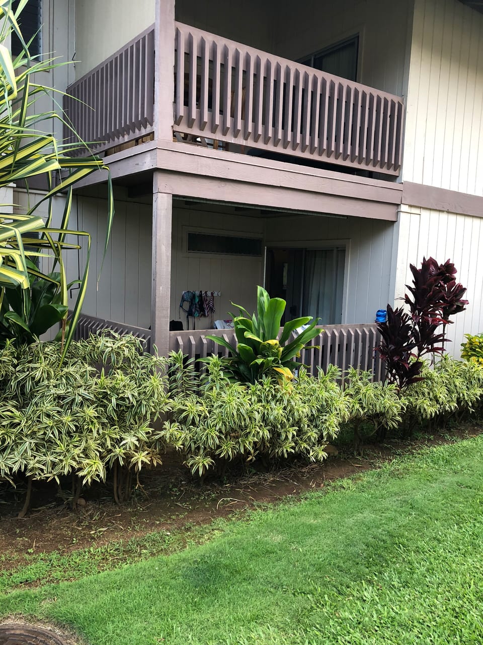 Exterior of building looking at patio