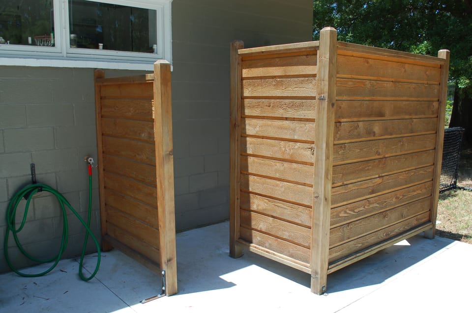 Outdoor shower