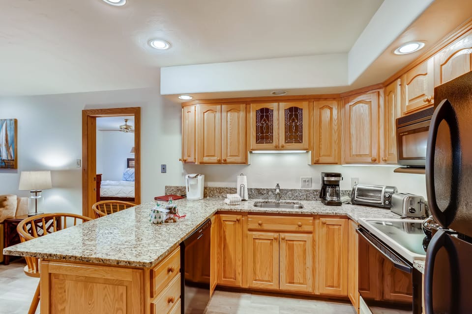Kitchen with Bar seating