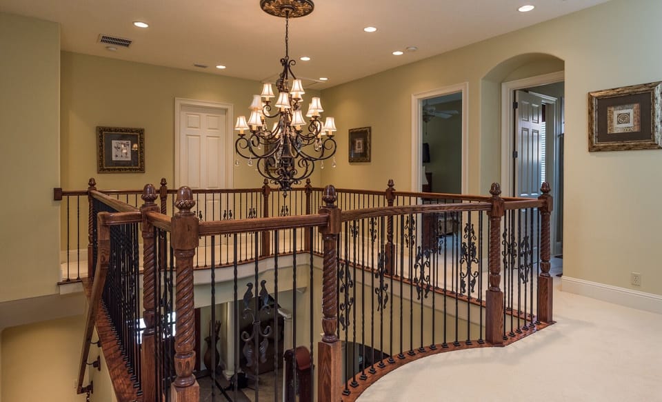 Landing with access to 4 bedrooms 