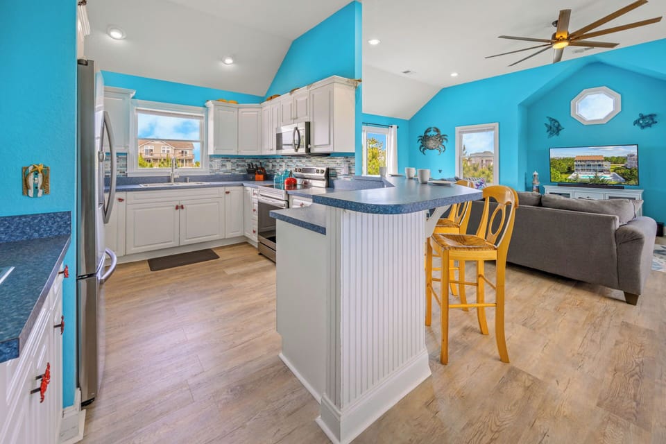 Surf or Sound Realty - 452 - Isle Be Breezy - Kitchen -1