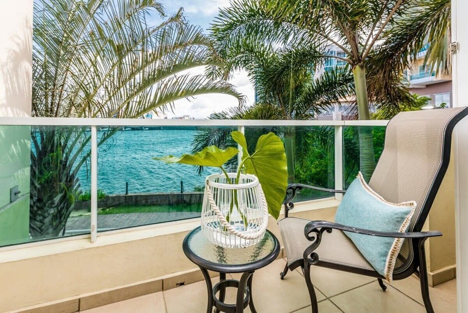 Enjoy these water views from your private balcony