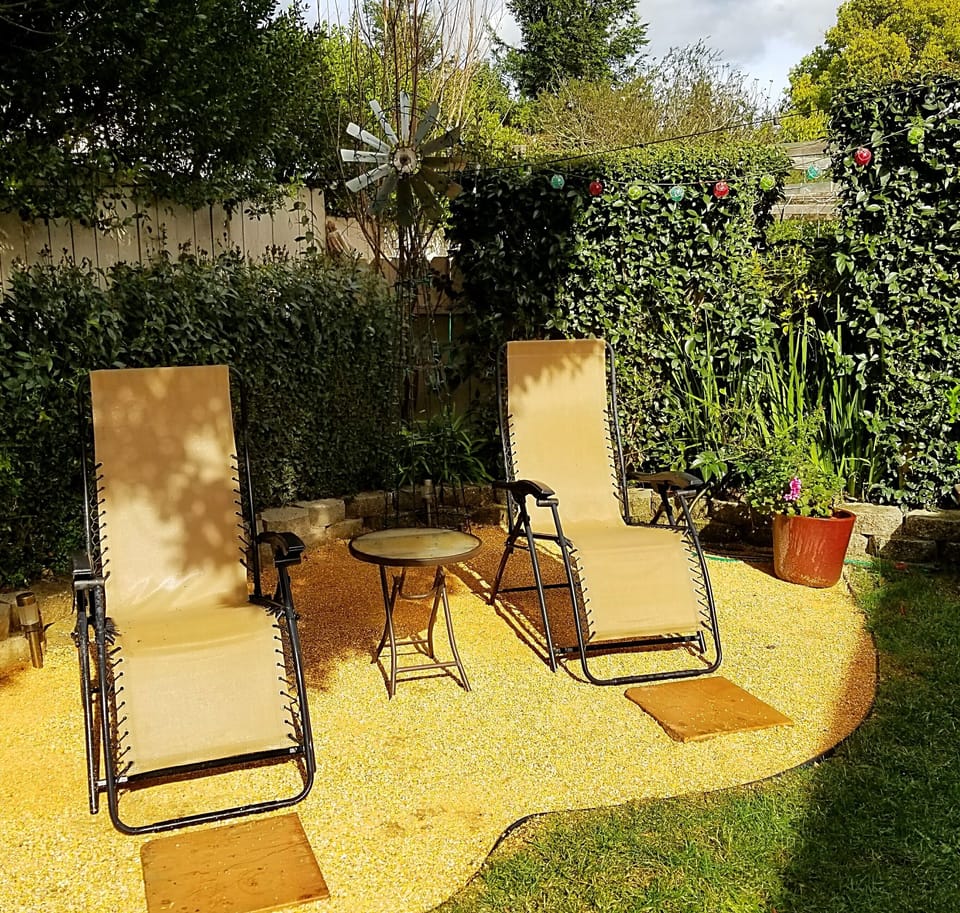 Serene outdoor space to relax