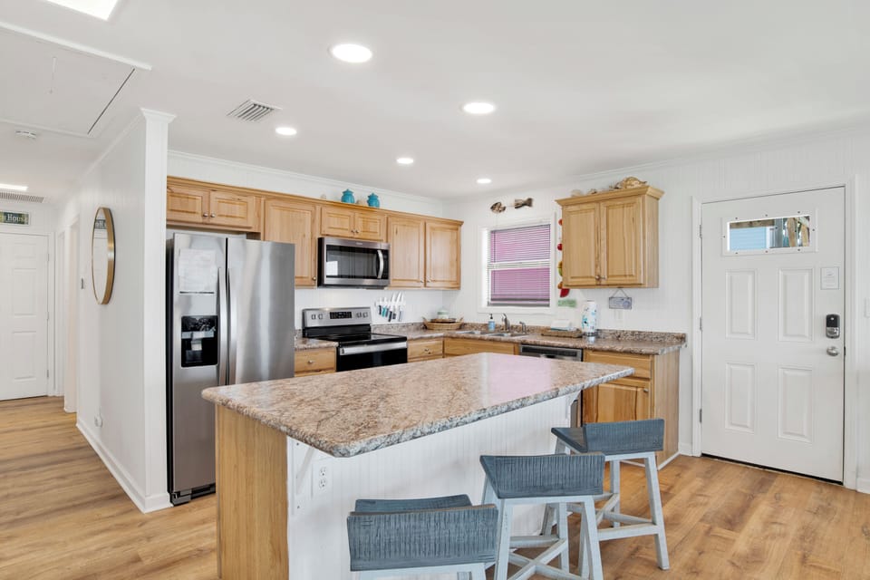 Fully equipped kitchen