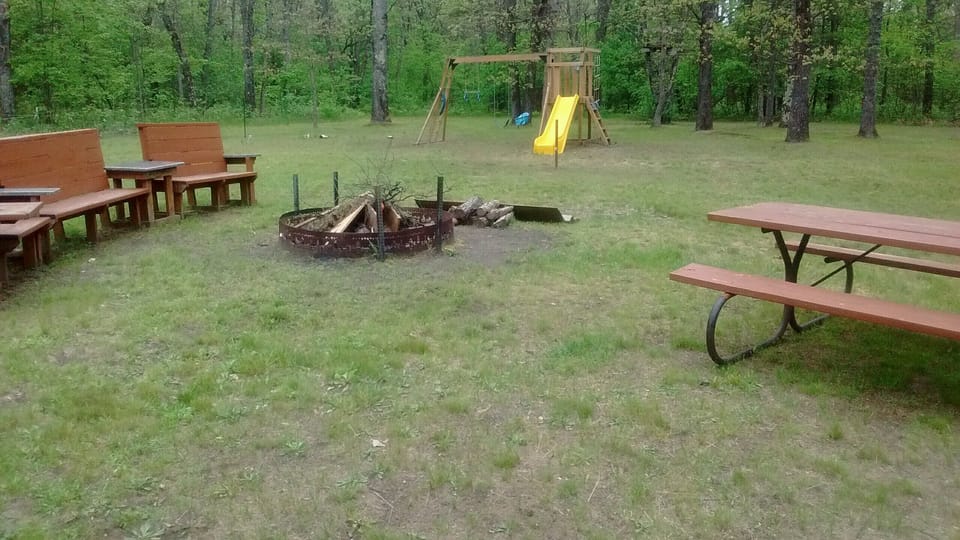 fire pit area