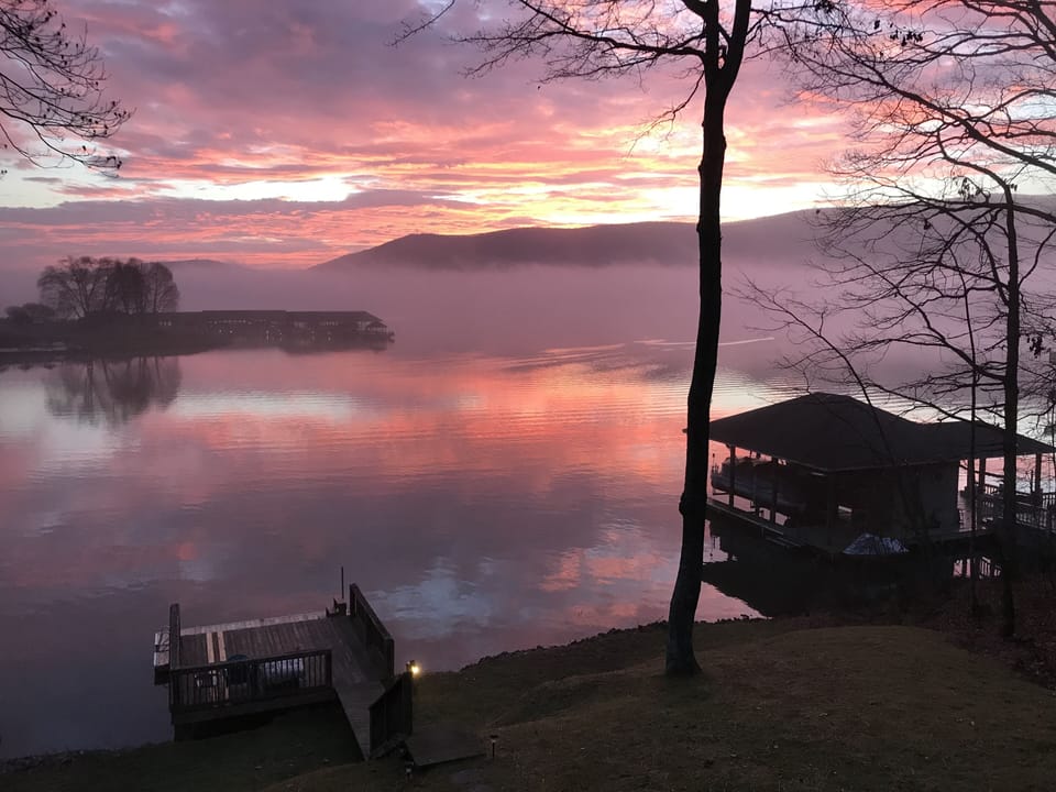 Beautiful sunrise from the back deck!