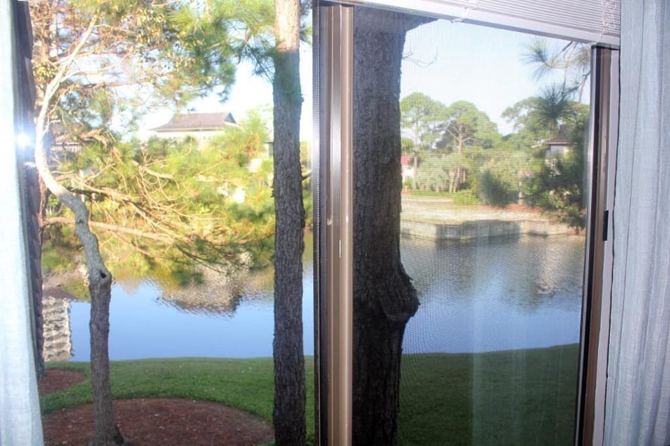 Water view from upstairs bedroom