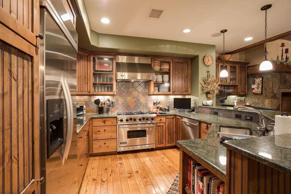 A chef's DREAM kitchen equipped to prepare any meal.