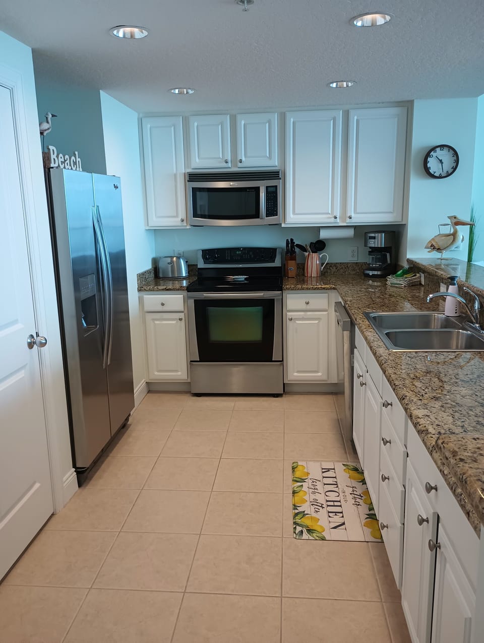 All Stainless Appliances and Granite Countertops.
