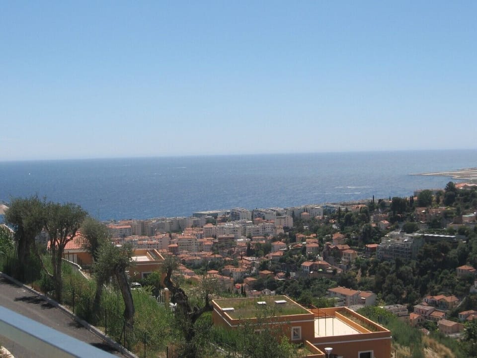 sea views from the pool