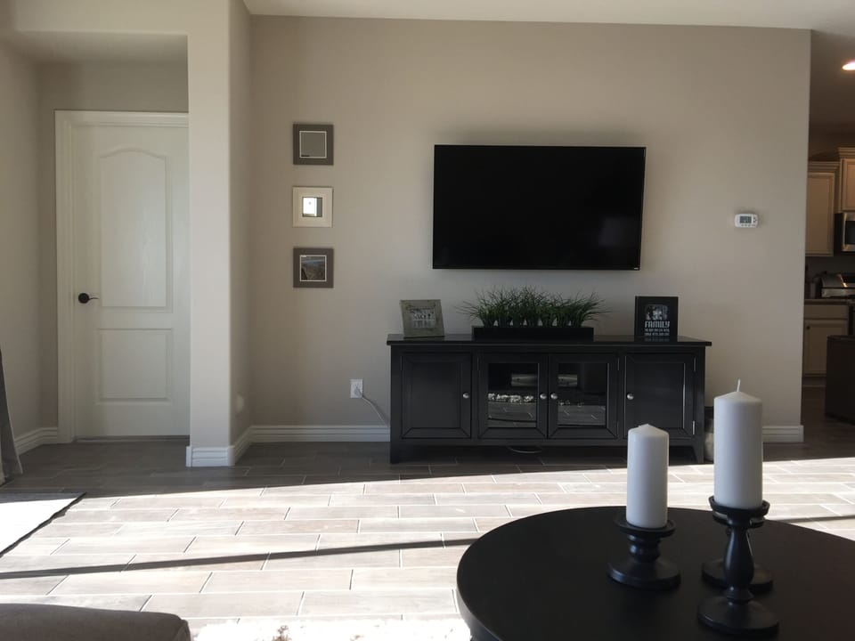 Watch TV from inside or out!