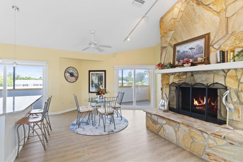 Living Space with Fireplace