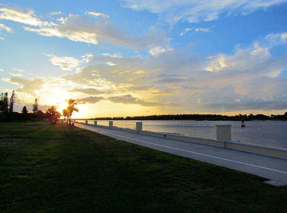 Beautiful walking path