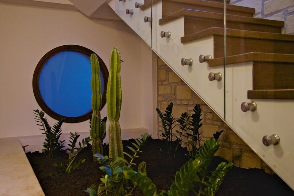Indoor garden by the play room
