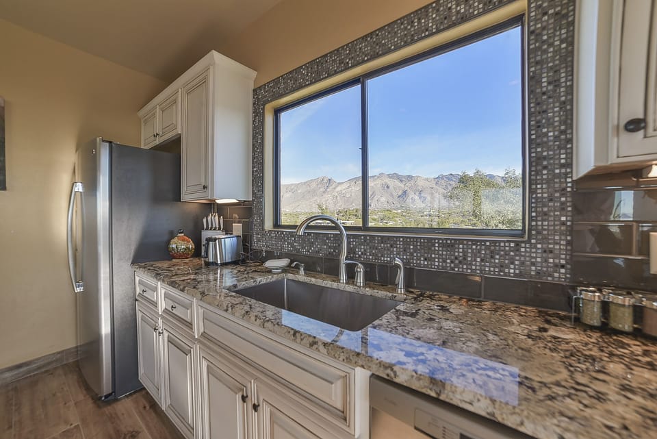 View from kitchen sink