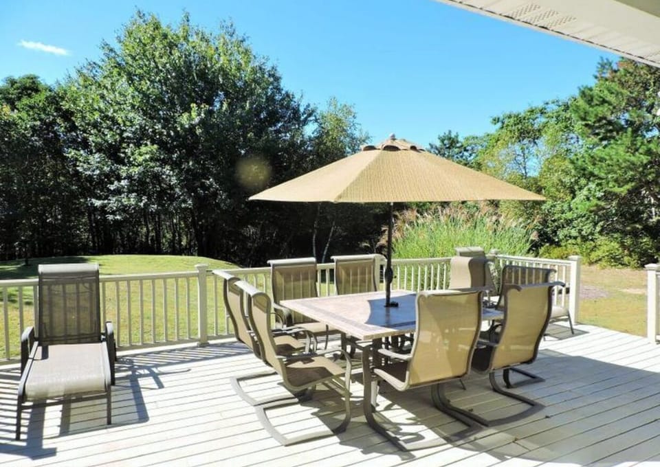 Enjoy a relaxing fire by the pit or BBQ on our deck