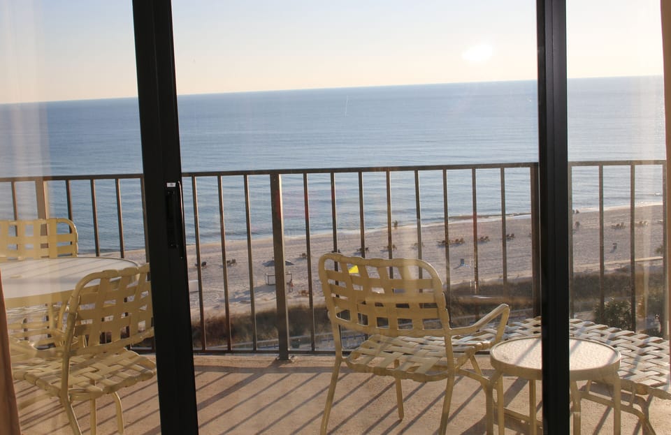 Balcony view from den