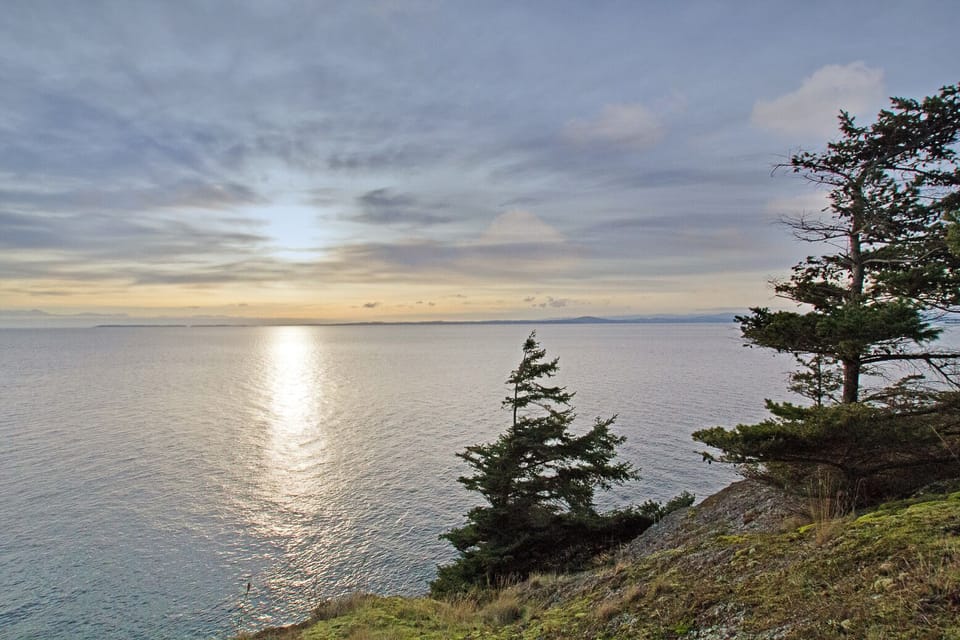 Overlooking Haro Strait and Canada