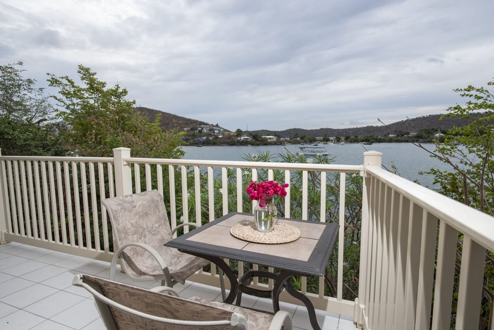Patio View - Outdoor dining for two with a view!