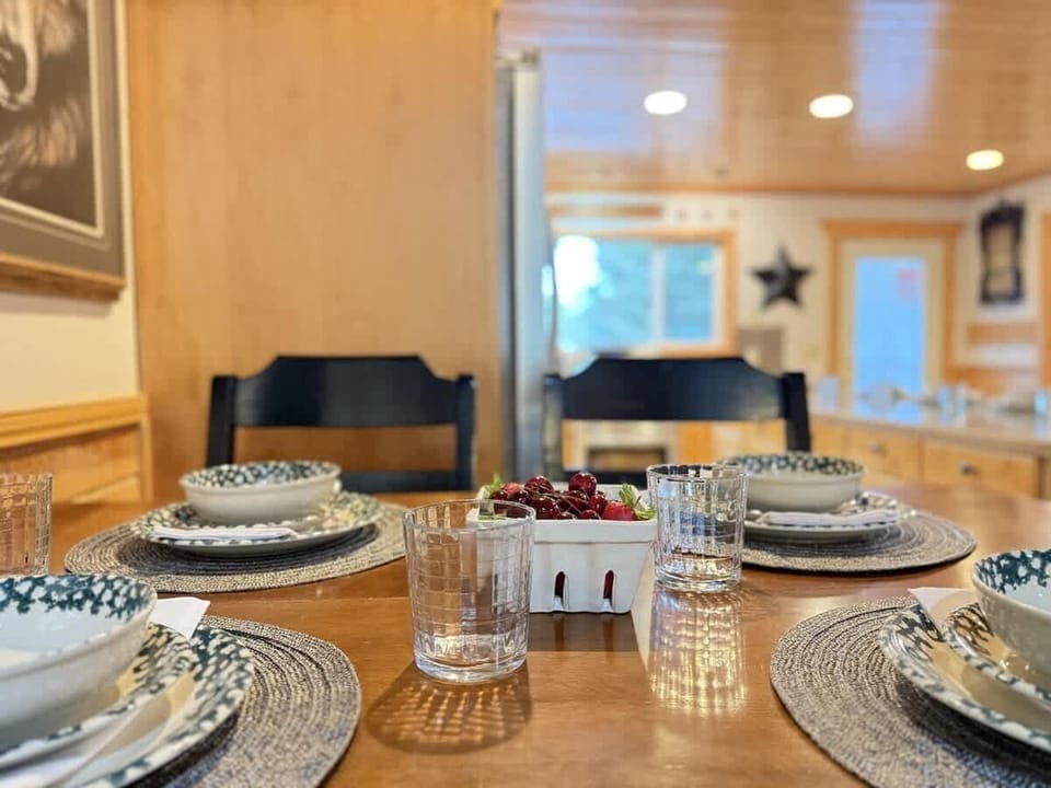 Kitchen table that seats 4.