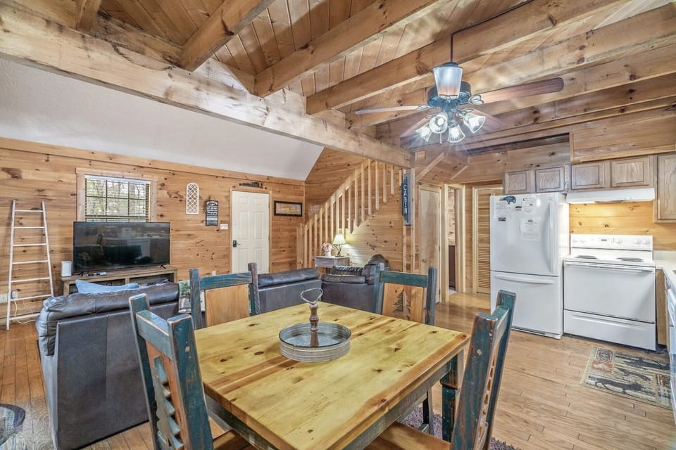 A view from the dining room.
