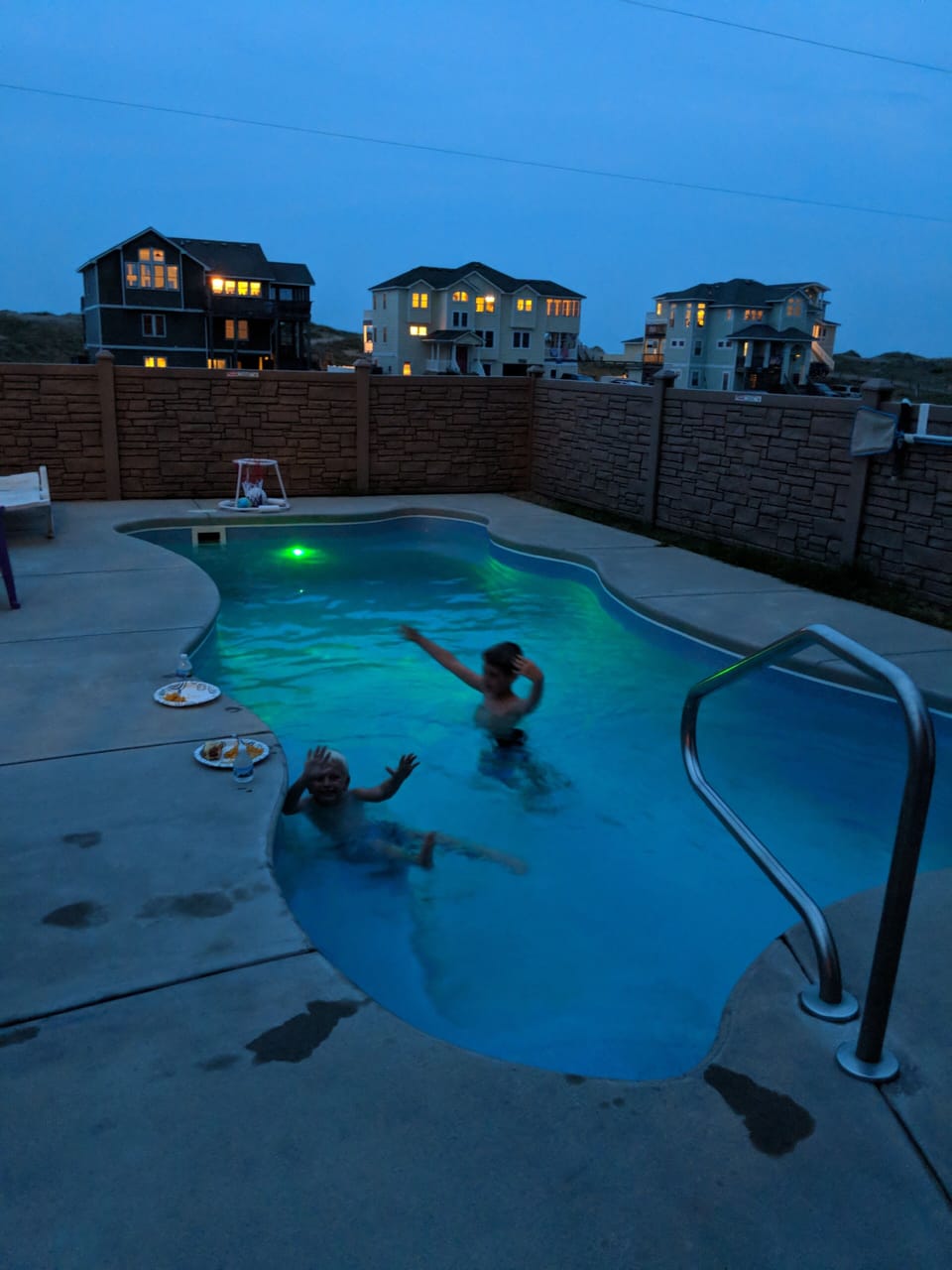 Don't forget the nightswim with the pool light.