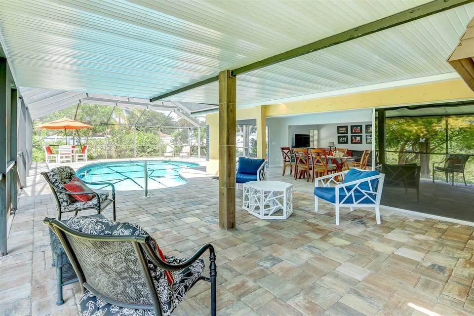 Unwind on the numerous poolside lounge chairs