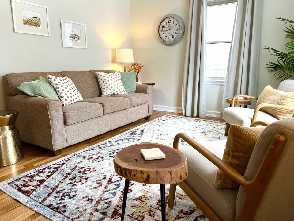 living room - gather together to talk about the day or plan the next adventure 