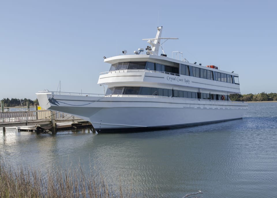 Crystal Coast lady is a fun place to have a dinner cruise, or dolphin watch