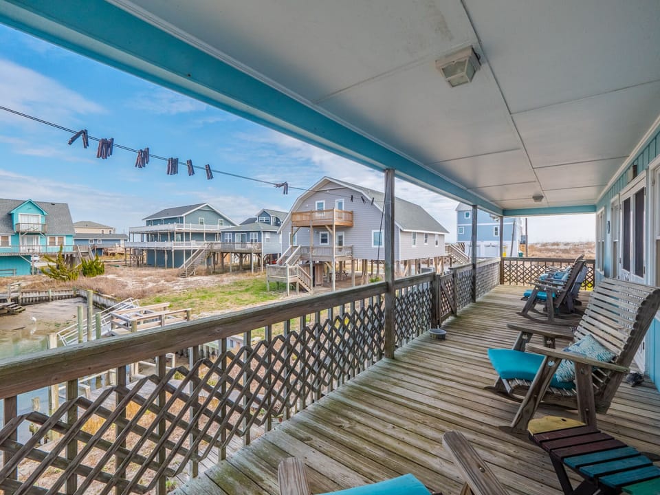 Covered Patio - Canal Facing